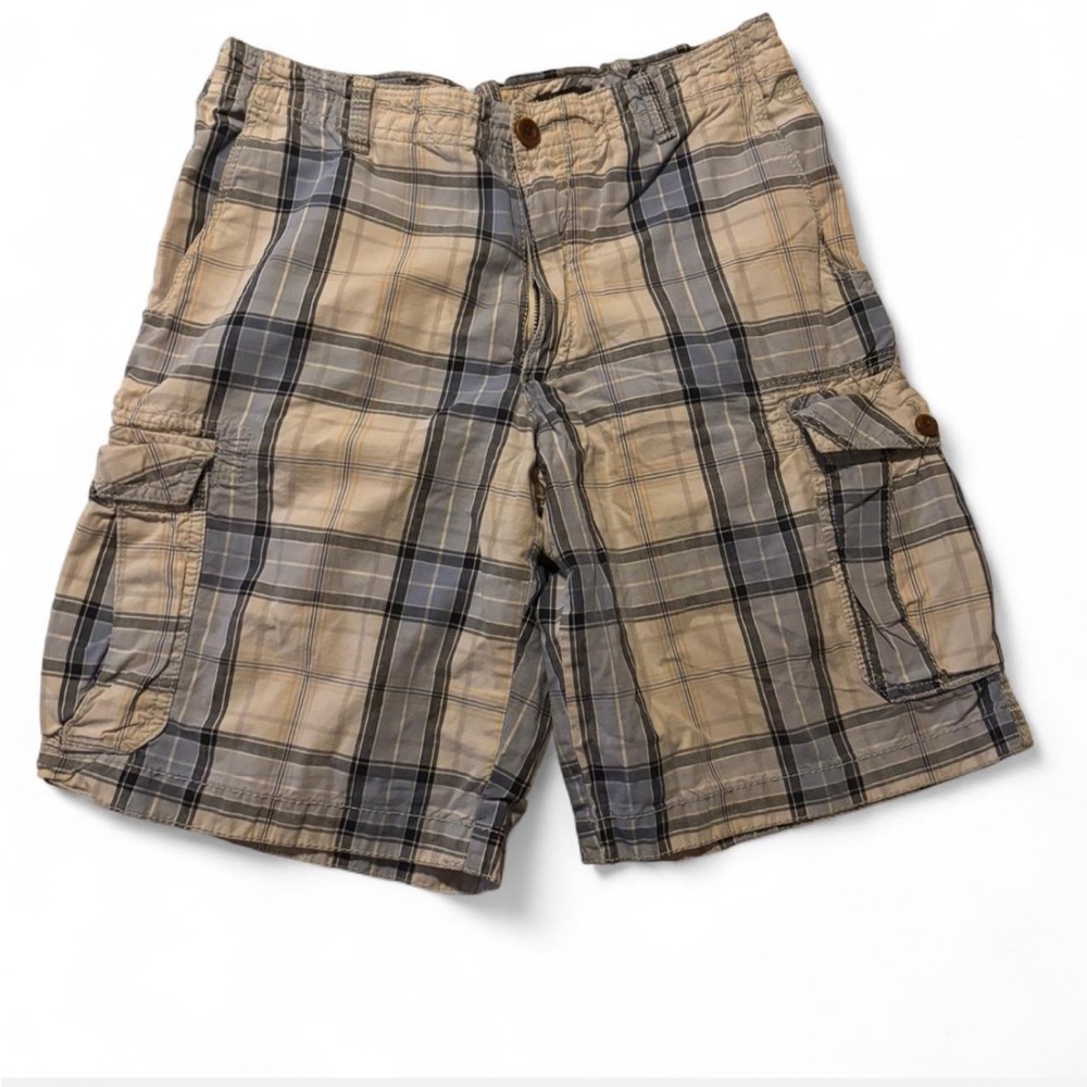 Timberland Tan and Black Cargo Shorts